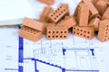 House project and specification Royalty Free Stock Photo