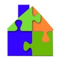 House Puzzle Royalty Free Stock Photo