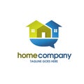 House and real estate community logo