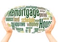 House Remortgage word cloud hand sphere concept Royalty Free Stock Photo