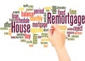 House Remortgage word cloud hand writing concept Royalty Free Stock Photo