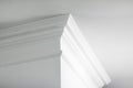 Molding on ceiling detail, interior design and architectural abstract background