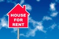 House for Rent Royalty Free Stock Photo