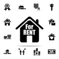House rent icon. Real estate icons universal set for web and mobile Royalty Free Stock Photo