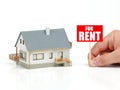 House for rent Royalty Free Stock Photo