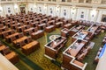 The House of Representatives chamber of State Capitol of Oklahoma in Oklahoma City, OK Royalty Free Stock Photo