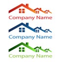 House roof logo Royalty Free Stock Photo