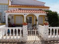 House With Roof Tiles and Patio On Ilha De Culatra Portugal