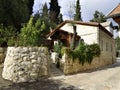 House in Russian orthodox monastery complex, Jerusalem Royalty Free Stock Photo