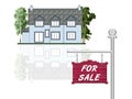 House for sale Royalty Free Stock Photo