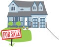 House for sale Royalty Free Stock Photo