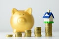 House savings plan Royalty Free Stock Photo