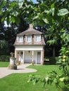 Barocco palace in apple orchard