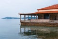 House on the sea in ÃÂ°skele, Urla, ÃÂ°zmir, Turkey Royalty Free Stock Photo