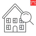 House search line icon