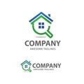 House search logo vector