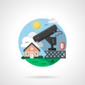 House security system color detailed icon Royalty Free Stock Photo