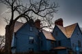 Salem, USA- March 03, 2019: The House of the Seven Gables museum in Salem, Massachusetts that inspired the novel by American Royalty Free Stock Photo