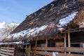 The house in Shirakawago Village, Shirakawago Japan Royalty Free Stock Photo