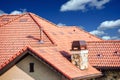 House Slates Roof Royalty Free Stock Photo