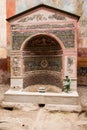 House of the Small Fountain in the ancient city of Pompeii Royalty Free Stock Photo