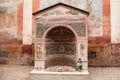 House of the Small Fountain in the ancient city of Pompeii Royalty Free Stock Photo