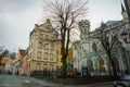 House of Small guild in the Old city in Riga in Latvia Royalty Free Stock Photo