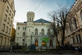 House of Small guild in the Old city in Riga in Latvia Royalty Free Stock Photo