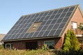 House with solar panel