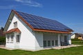 House, solar panel