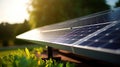 house solar panel battery Royalty Free Stock Photo