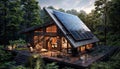 Ecovillage Bliss: Sustainable Community Adopts Sun as Power Source, generative ai