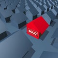 House is Sold Royalty Free Stock Photo