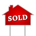 House sold Royalty Free Stock Photo