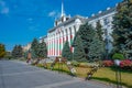 The house of Soviets in Tiraspol, Moldova Royalty Free Stock Photo