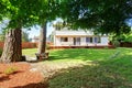 House with spacious wooden walkout deck