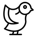 House sparrow icon outline vector. Tree bird
