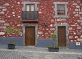 House in Sta Brigida town in Gran Canaria Royalty Free Stock Photo