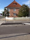 House on street corner in Frederikshavn , Jylland, north