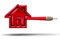 House Target Royalty Free Stock Photo