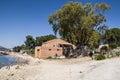 House in Tavolara Island; this island is one of most important islands of Sardinia Italy Royalty Free Stock Photo