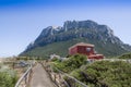 House in Tavolara Island; this island is one of most important islands of Sardinia Italy Royalty Free Stock Photo