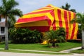 House tented for fumigation Royalty Free Stock Photo