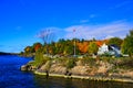 House on the Thousand Islands, Ontario, Canada Royalty Free Stock Photo