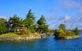 House on the Thousand Islands, Ontario, Canada Royalty Free Stock Photo