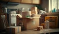 From House to Home: The Logistics of Moving and Delivery Make Moving Day a Success - ai generated