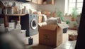 From House to Home: The Logistics of Moving and Delivery Make Moving Day a Success - ai generated