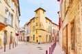 The house with a tower, Tarascon, France Royalty Free Stock Photo