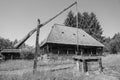 House in a traditional village at Sighet