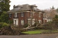 House With Tree Damage